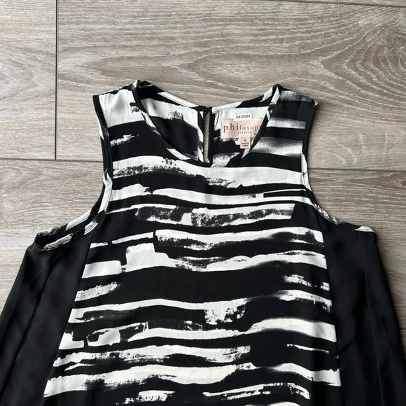 Philosophy Sleeveless High Low Chiffon Dress - Picture 5 of 13